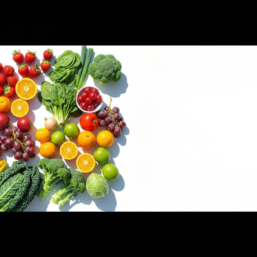 Fresh vegetables and fruits