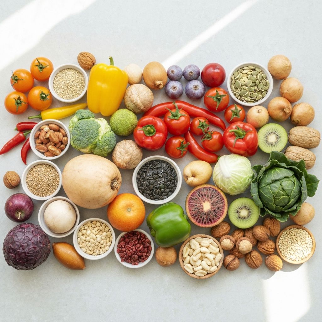 Foods rich in vitamins and minerals